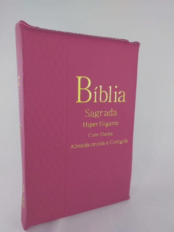 Bíblia Sagrada Hipergigante - Rosa Pink