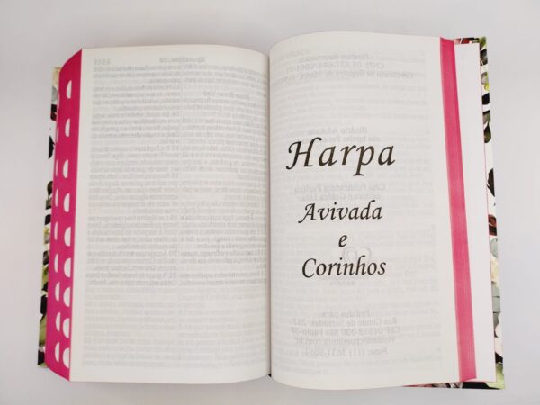 Bíblia Sagrada Letra Hipergigante Capa Dura Rosas