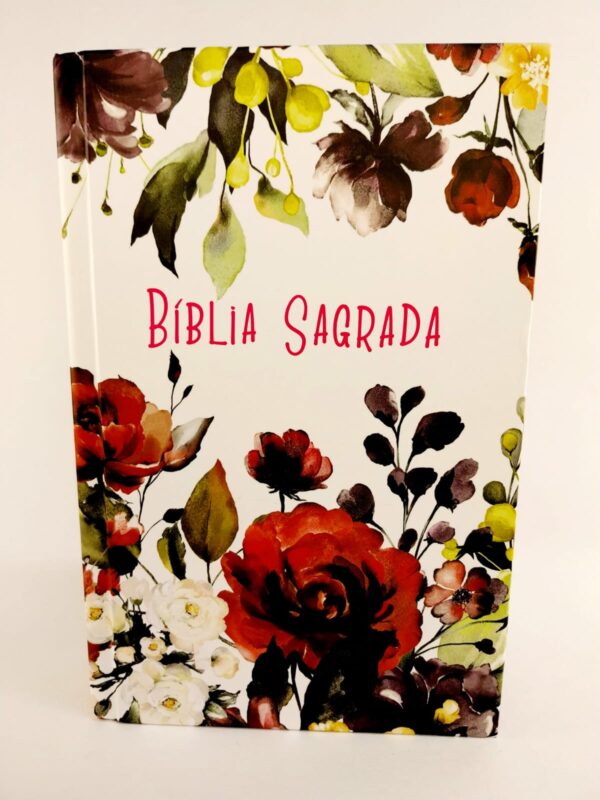 Bíblia Sagrada Letra Hipergigante Capa Dura Rosas