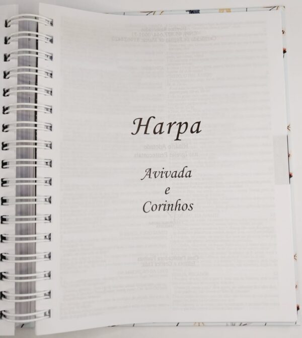 Bíblia em Espiral Anote Ramos Com Harpa Avivada e Corinhos
