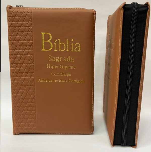 Bíblia Sagrada Hipergigante - Caramelo