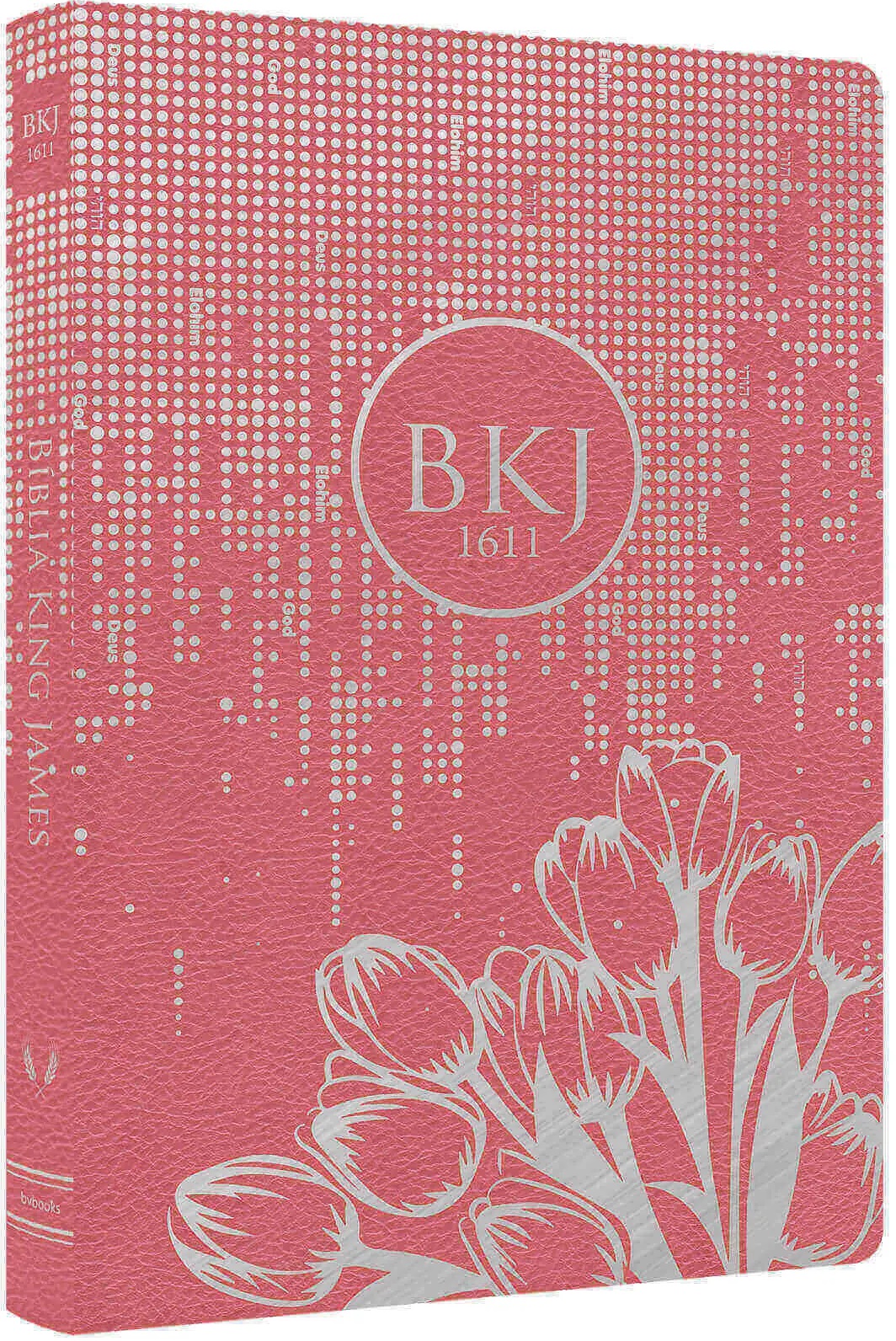 Bíblia King James 1611 Ultrafina Rosa Tulipa