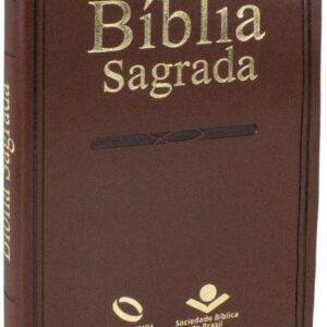 Bíblia Sagrada Couro Sintético Marrom NAA SBB