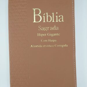 Bíblia Sagrada com Harpa Avivada e Corinhos – Caramelo
