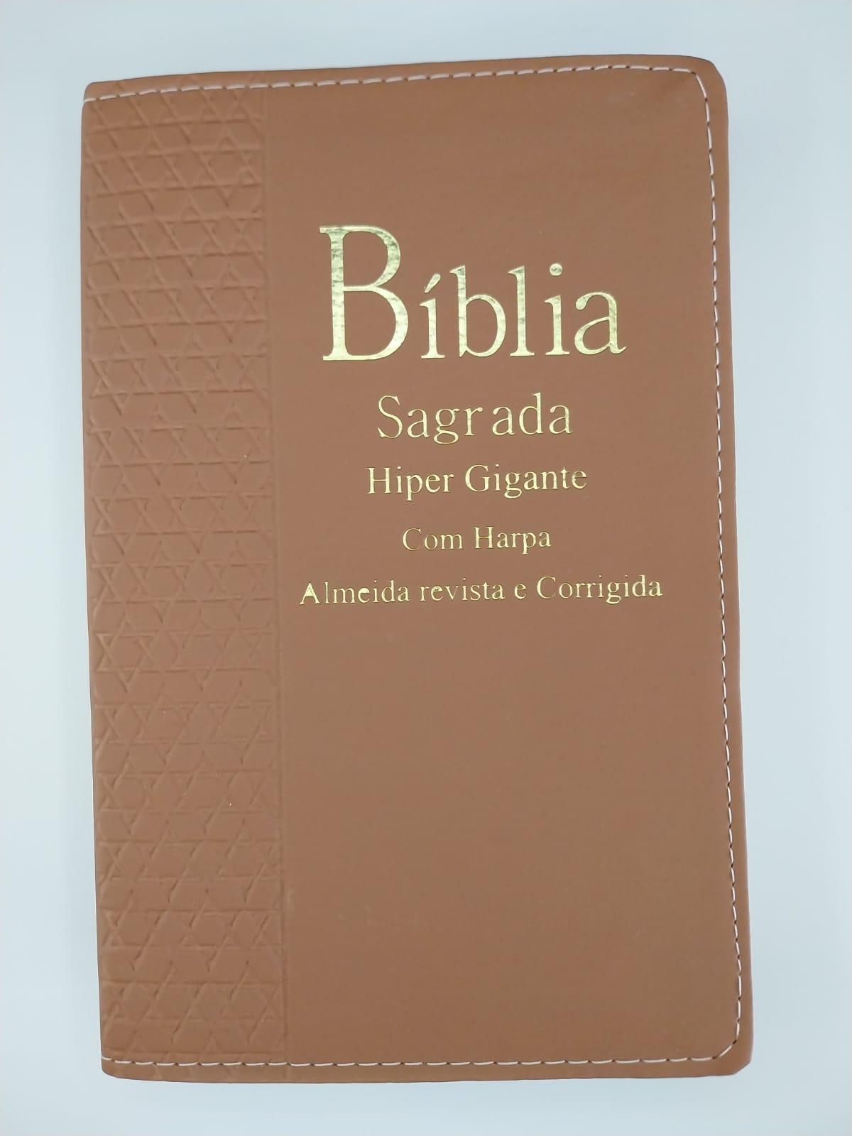 Bíblia Sagrada com Harpa Avivada e Corinhos – Caramelo